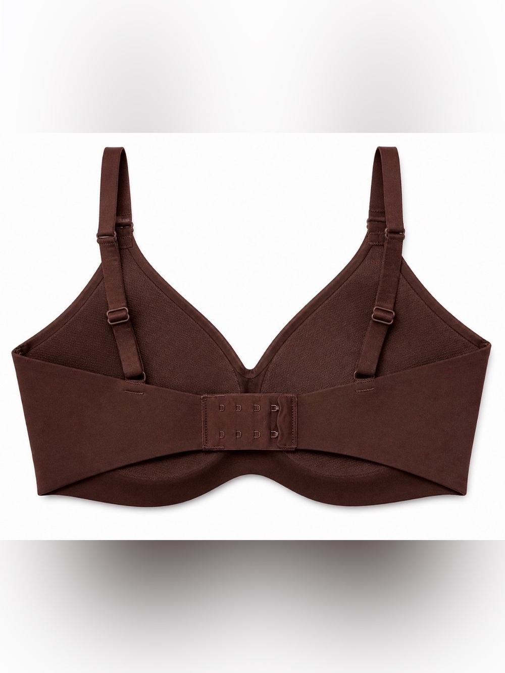 Nike Wireless Bra Brown Seamless Light Support Adjustable Straps - Picture 2 of 3